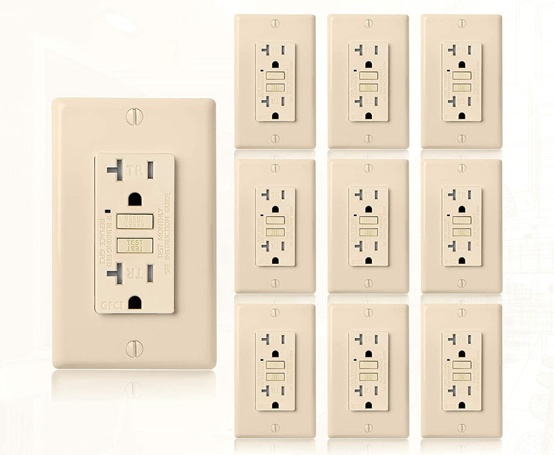 20 Amp Self-Test Tamper Resistant GFCI Outlet