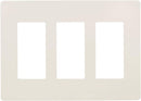 3-Gang Decorator/Rocker Screwless Wall Plate
