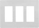 3-Gang Decorator/Rocker Screwless Wall Plate
