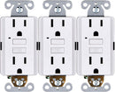 15 Amp Self-Test GFCI Outlet (3-Pack)