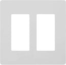 2-Gang Decorator/Rocker Screwless Wall Plate