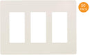 3-Gang Decorator/Rocker Screwless Wall Plate