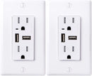 4.6 Amp USB Outlet and 15 Amp Tamper Resistant Outlet