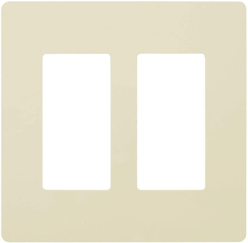 2-Gang Decorator/Rocker Screwless Wall Plate