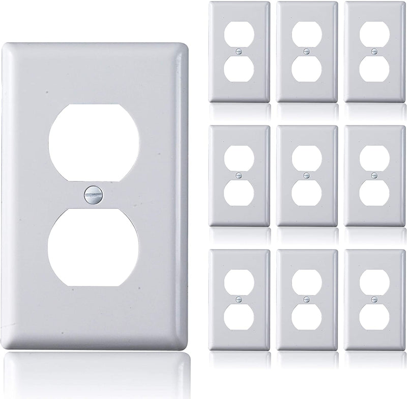 1-Gang Duplex Outlet Wall Plate