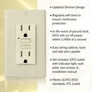 15 Amp Self-Test Tamper Resistant GFCI Outlet
