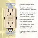 15 Amp Self-Test Tamper Resistant GFCI Outlet (3-Pack)