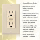 15 Amp Self-Test Tamper Resistant GFCI Outlet