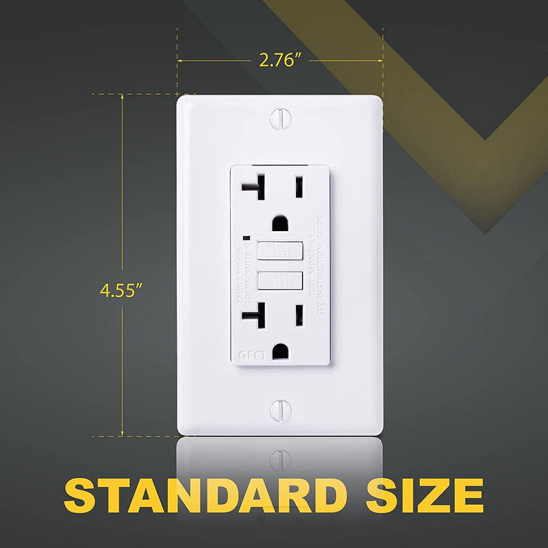 20 Amp Self-Test GFCI Outlet