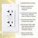 20 Amp Self-Test GFCI Outlet