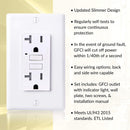20 Amp Self-Test Tamper Resistant GFCI Outlet