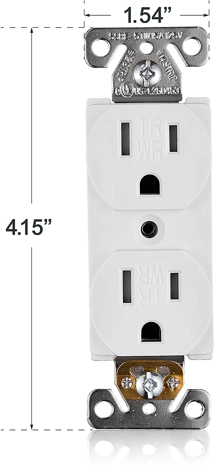 15 Amp Weather and Tamper Resistant Duplex Outlet