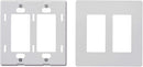 2-Gang Decorator/Rocker Screwless Wall Plate