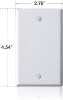 1-Gang Blank Wall Plate