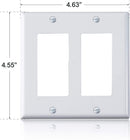 2-Gang Decorator/Rocker Wall Plate