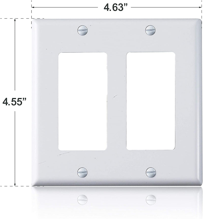 2-Gang Decorator/Rocker Wall Plate