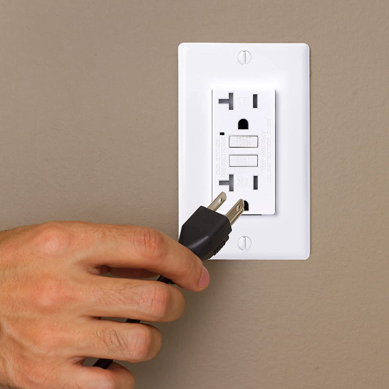 20 Amp Self-Test Tamper Resistant GFCI Outlet