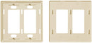 2-Gang Decorator/Rocker Screwless Wall Plate