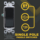 15 Amp Single Pole Rocker Switch