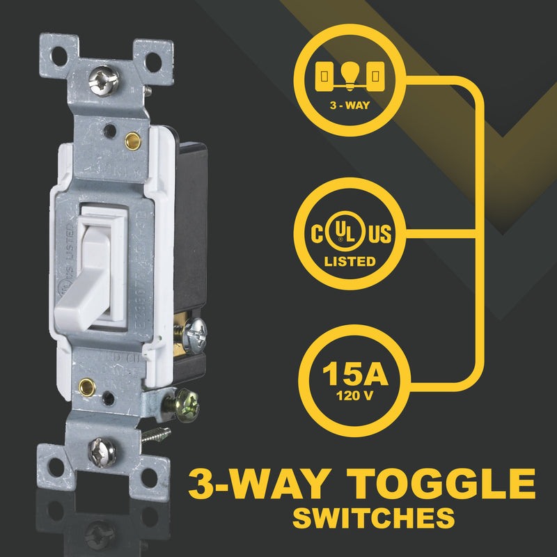 15 Amp Single Pole Toggle Switch