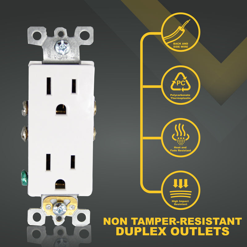 Non-Tamper Resistant Decorator Outlet