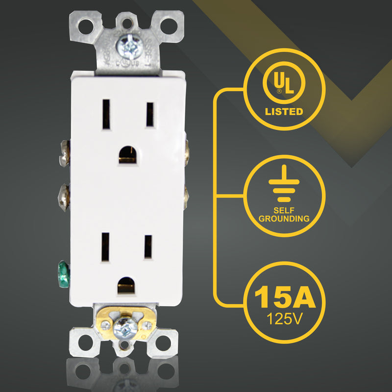 Non-Tamper Resistant Decorator Outlet