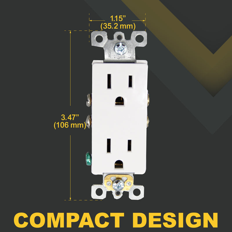 Non-Tamper Resistant Decorator Outlet