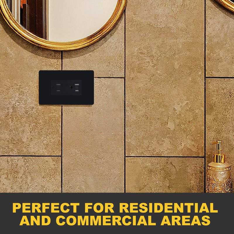 15 Amp Tamper Resistant Decorator Outlet
