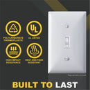 1-Gang Toggle Wall Plate