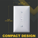 1-Gang Toggle Wall Plate