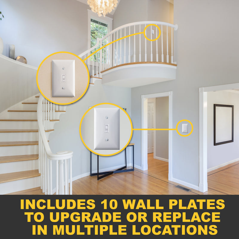 1-Gang Toggle Wall Plate