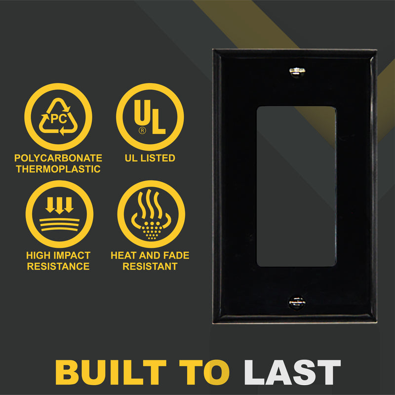 1-Gang Decorator/Rocker Wall Plate