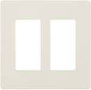 2-Gang Decorator/Rocker Screwless Wall Plate